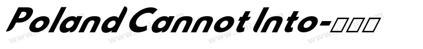 Poland Cannot Into字体转换